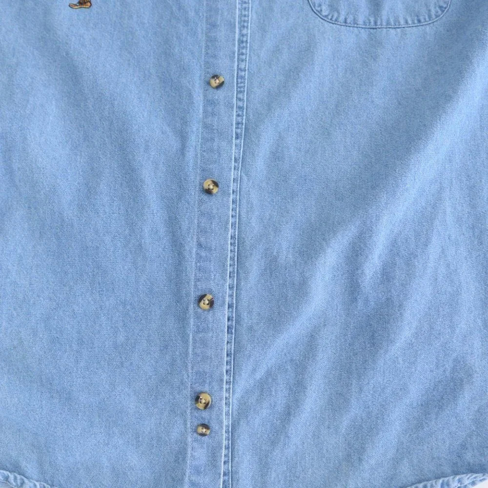 Vintage C Port and Company 100% Cotton Grand Canyon Dancing Man Button Down - Picture 11 of 13